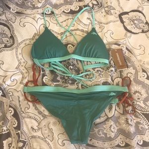 Patagonia W’s Solid Nanogrip Bikini in Teal